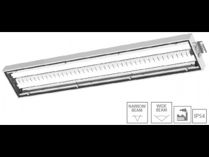 Corp de iluminat pentru uz industrial cu distributie larga a fluxului luminos INS 395 LED 139,4W (WB)