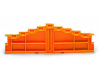 4-level end plate; marking: d-c-b-a--a-b-c-d; 7.62 mm thick; orange