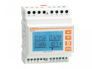 MODULAR LCD MULTIMETER, NON EXPANDABLE, BACKLIGHT LCD ICON DISPLAY, RS485 PORT, AUXILIARY SUPPLY 100-240VAC/115-250VDC. MULTILANGUAGE: ITALIAN, ENGLISH, FRENCH, GERMAN, SPANISH AND PORTUGUESE