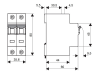 Intreruptor automat c40/2-curent continuu dc