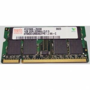 Hynix 1GB PC2700S-25330 HYMD512M646BF8-J SODIMM