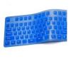 Tastatura flexibila silicon - albastra