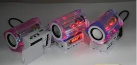 Mini Boxa STEREO Portabila Cu MP3 Player si Radio Fm - Slot card si USB FQ 132