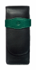 Etui de piele tg32 3 instrumente,negru/verde