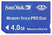 Memory Stick Pro Duo Sandisk 4GB