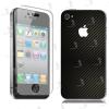 Apple iphone 4s folie de protectie carcasa 3m di-noc carbon negru