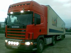 Transport camion frigorific