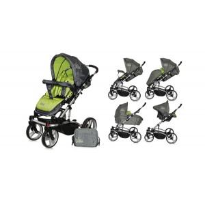 CARUCIOR 2 IN 1 ASTRA GRAY & GREEN MINI STAR BERTONI