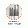 Rezervor din inox cu capac flotant pentru