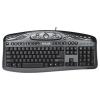 Tastatura delux office&multimedia, usb, neagra,