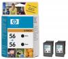 Cartus doublepack hp c9502ae negru