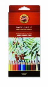 Set 12 creioane de acuarela Mondeluz 3716