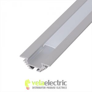 Profil aluminiu pentru banda led flexibila, universal 2m