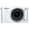 Nikon 1 S1 10 MP Alb Kit + 11-27,5mm + 30-110mm