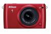 Nikon 1 s1 10 mp rosu kit + 11-27,5mm