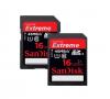 Sandisk 16gb extreme sdhc 2-pack