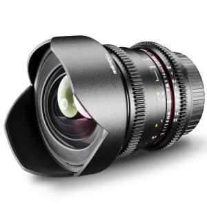 Obiectiv Walimex Pro 14mm T3.1 VDSLR Canon Negru