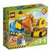 LEGO DUPLO Camion & excavator pe senile