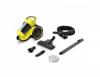 Aspirator fara sac Karcher VC 3, 700W, 0.9 l, Tub telescopic din metal, HEPA 12, Triplu ciclonic, Galben/Negru