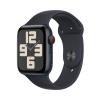 Apple Watch SE (2023), GPS, Cellular, Carcasa Midnight Aluminium 44mm, Midnight Sport Band - M/L
