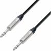 Adam Hall Cables K5 BVV 0300 - Patch Cable Neutrik 6.3 mm Jack stereo to 6.3 mm Jack stereo 3 m