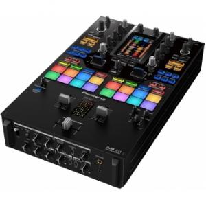 Pioneer DJM-S11- Mixer stil scratching cu 2 canale pentru DJ, cu ecran tactil pentru Serato DJ Pro/rekordbox