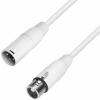 Adam hall cables k4 mmf 0250 snow - microphone cable xlr male to xlr