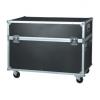 FCP50D - Flight case for two 50 inch plasma screens with speakers at the sides