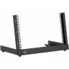 Tpr306/b - desktop open frame rack - 6 units - black