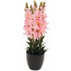 EUROPALMS Antirrhinum, artificial plant, rose, 65cm