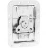 Adam Hall Hardware 17254 SP - Butterfly Latch large with Spring non cranked 10 mm deep padlockable