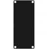 Casy101/b - casy 1 space closed blind plate - black version