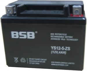 Baterie moto sigilata, 12V 4Ah CARANDA by BSB, YS12-5-ZS, BSB - SC Caranda  Baterii SRL