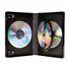 Set 10 carcase dvd plastic - stocare multipla