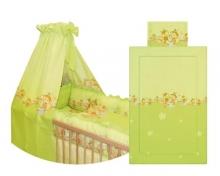 SET COMPLET LENJERIE PAT CU 4 LATERALE PAT ( 8 piese) - Bees Green
