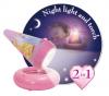Worldsapart Lampa de veghe - Veioza 2in1 Go Glow Disney Princess