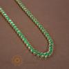 Colier la baza gatului tip choker cu cristale zirconia verzi Greenalia - 40 cm