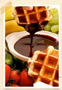 Gaufre simple si cu topping`uri