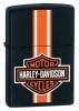 Bricheta Zippo Harley Davidson Stripes Black Matte