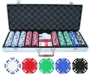 Set de poker Dealer cu 500 de jetoane