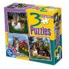 Set 3 puzzle animale de companie