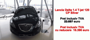 Lancia Delta 1.4 T-jet 120 CP Silver - 16.396 euro cu tva