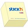 Cub notes autoadeziv 76 x 76 mm, 400 file, Stick&quot;n - galben pastel