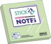 Notes autoadeziv 76 x 76 mm, 100 file, Stick&quot;n - verde pastel
