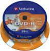 Dvd-r verbatim 4.7gb 16x wide inkjet printabil