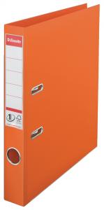 Biblioraft portocaliu A4 plastifiat PP/PP interior - exterior 50mm ESSELTE No. 1 Power