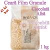 Ceara film granule ciocolata alba 1kg elastica, refolosibila - italwax