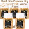 5 buc - ceara film granule elastica 1kg aurie - epilatpro premium