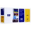 HP 83 UV Yellow Printhead and Printhead Cleaner