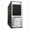 Carcasa DeLux MF485 Middletower ATX, 450W, silver & black